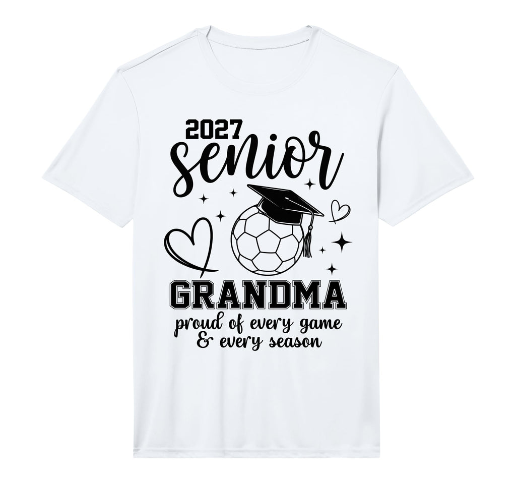 2027 Senior Soccer Grandma Proud T-Shirt - Casual Everyday Wear for Adults - T-Shirt, Sweatshirt, Hoodie
