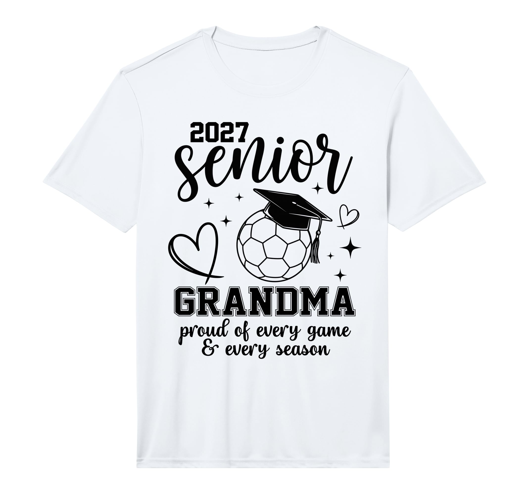 2027 Senior Soccer Grandma Proud T-Shirt - Casual Everyday Wear for Adults - T-Shirt, Sweatshirt, Hoodie