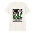 Dads Golf Therapy Beer Bad Shots Funny T-Shirt - Trendy Graphic for Adults - T-Shirt, Sweatshirt, Hoodie