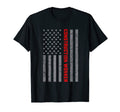 Construction Worker Us Flag Dad T-Shirt - Minimalist Print Unisex - T-Shirt, Sweatshirt, Hoodie