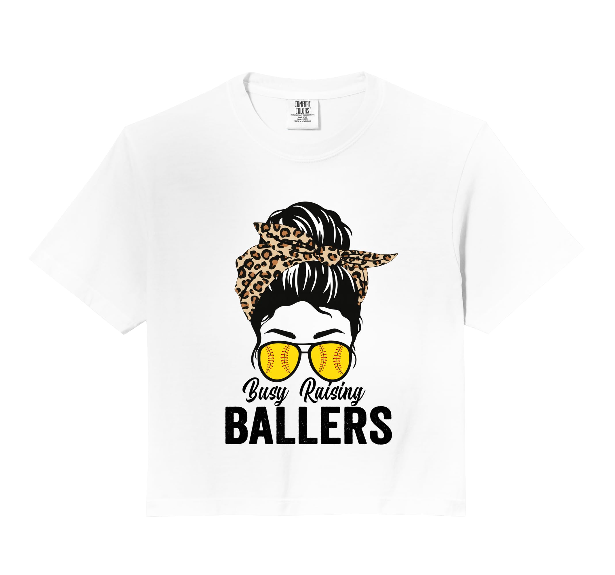 Busy Raising Ballers Softball Sweatshirt - Fun Novelty Design for Adults - T-Shirt, Sweatshirt, Hoodie