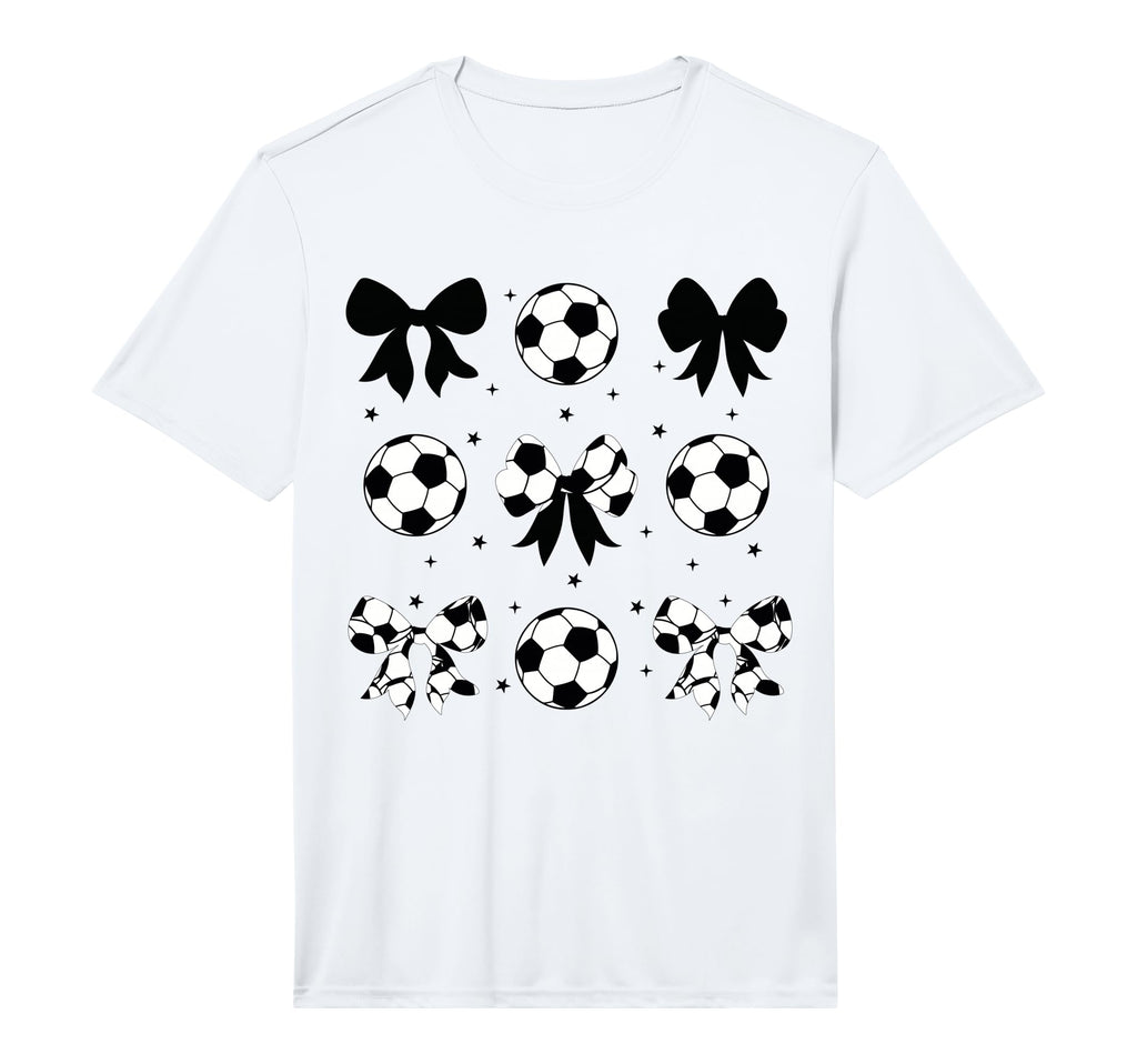 Coquette Football Bow Cheer Soccer T-Shirt - Fun Novelty Design Men Women - T-Shirt, Sweatshirt, Hoodie