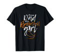 Proud Dad Basketball T-Shirt - Minimalist Print for Adults - T-Shirt, Sweatshirt, Hoodie
