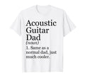 Acoustic Guitar Dad Definition T-Shirt - Aesthetic Graphic for Adults - T-Shirt, Sweatshirt, Hoodie