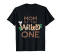 Mom Wild One Animal Safari 1St Birthday T-Shirt - Novelty Apparel Unisex - T-Shirt, Sweatshirt, Hoodie