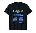 I Leveled Up To Daddy 2022 Funny T-Shirt - Minimalist Print Men Women - T-Shirt, Sweatshirt, Hoodie