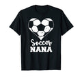 Soccer Nana Heart Funny Soccer T-Shirt - Unique Graphic for Adults - T-Shirt, Sweatshirt, Hoodie