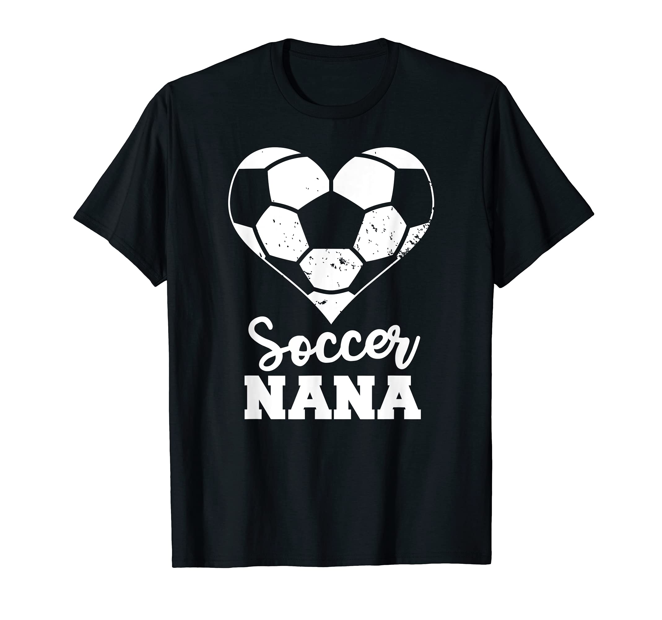 Soccer Nana Heart Funny Soccer T-Shirt - Unique Graphic for Adults - T-Shirt, Sweatshirt, Hoodie
