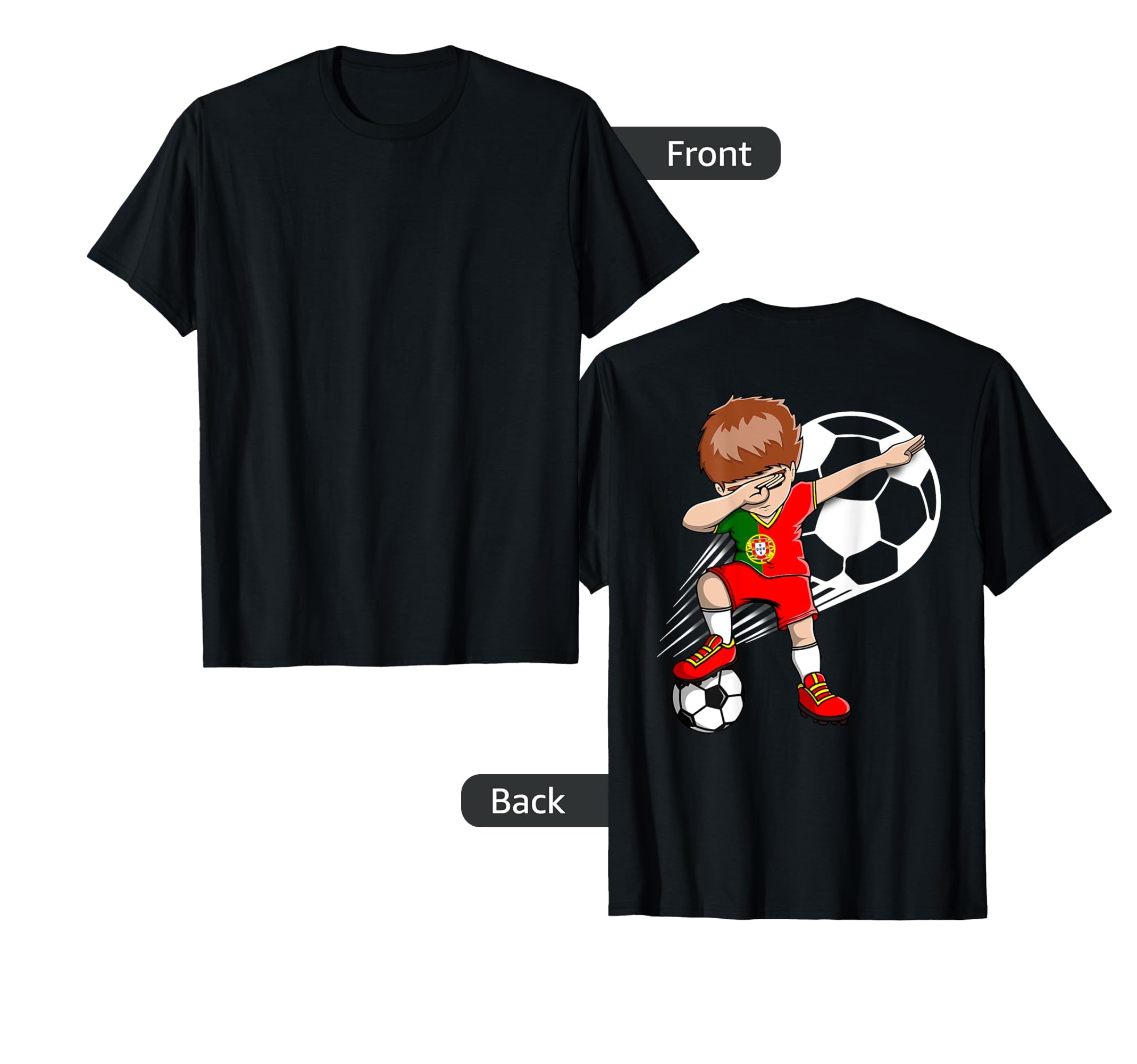 Dabbing Soccer Portugal Jersey Portuguese T-Shirt - Trendy Graphic Unisex - T-Shirt, Sweatshirt, Hoodie