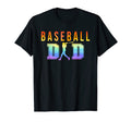 Baseball Dad Coach Fathers Day Baseball T-Shirt - Custom Art Print Unisex - T-Shirt, Sweatshirt, Hoodie