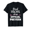 Proud Mom Preteen 12Th Birthday 12 T-Shirt - Aesthetic Graphic for Adults - T-Shirt, Sweatshirt, Hoodie