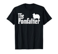 Mens Funny Pomeranian Father Dad Pom T-Shirt - Custom Art Print Men Women - T-Shirt, Sweatshirt, Hoodie