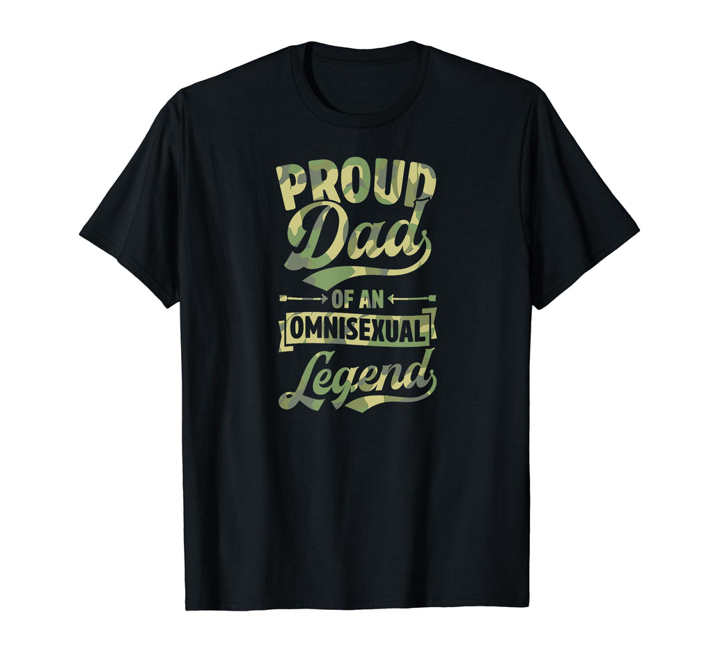 Proud Dad Omnisexual Legend T-Shirt - Custom Art Print for Adults - T-Shirt, Sweatshirt, Hoodie