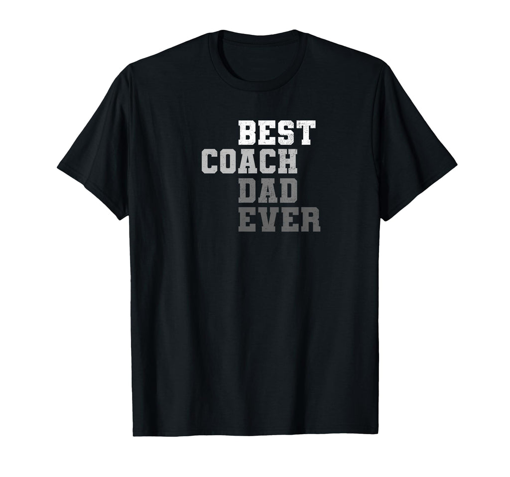 Best Coach Dad Ever Football Soccer T-Shirt - Trendy Graphic for Adults - T-Shirt, Sweatshirt, Hoodie