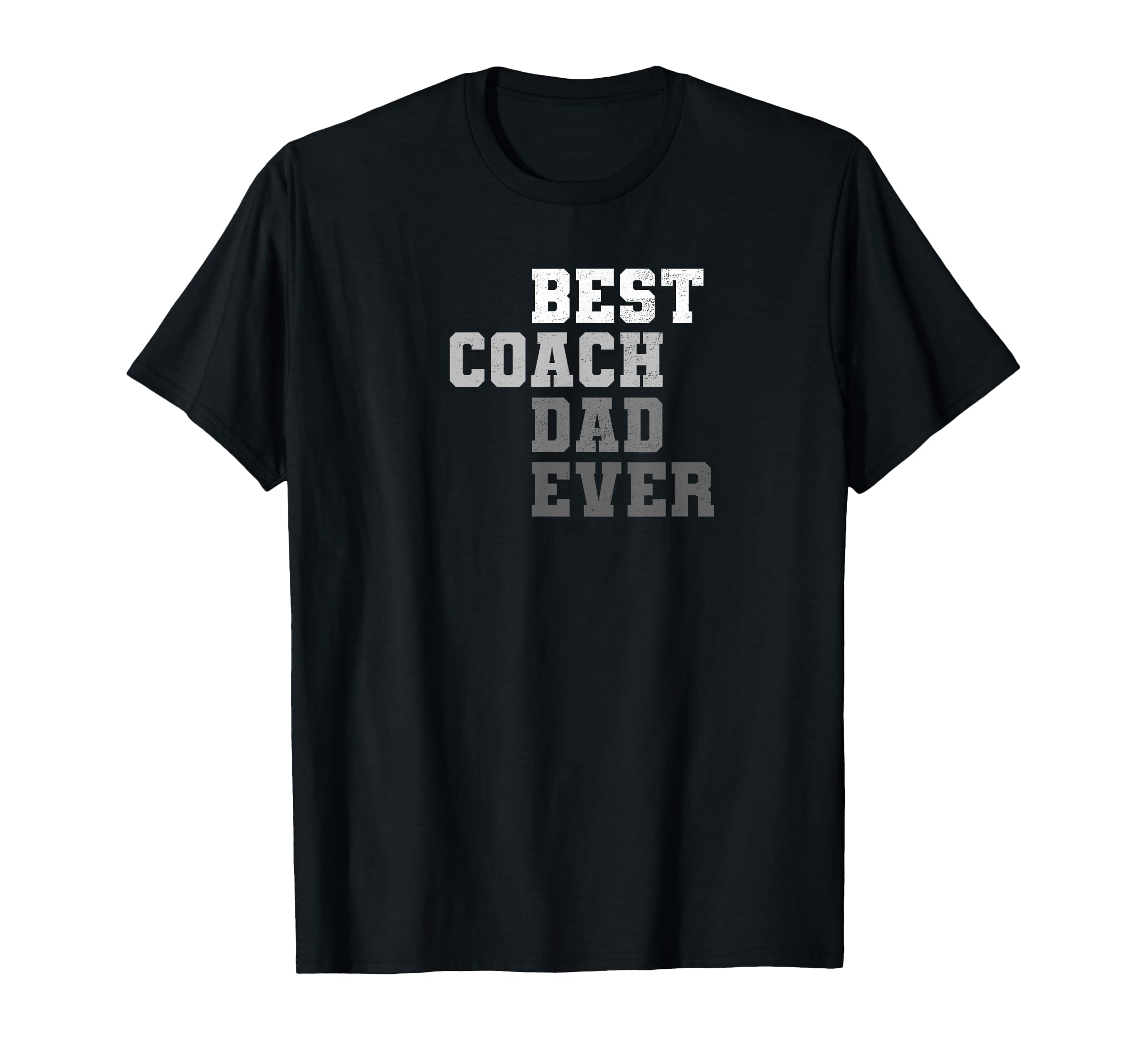 Best Coach Dad Ever Football Soccer T-Shirt - Trendy Graphic for Adults - T-Shirt, Sweatshirt, Hoodie