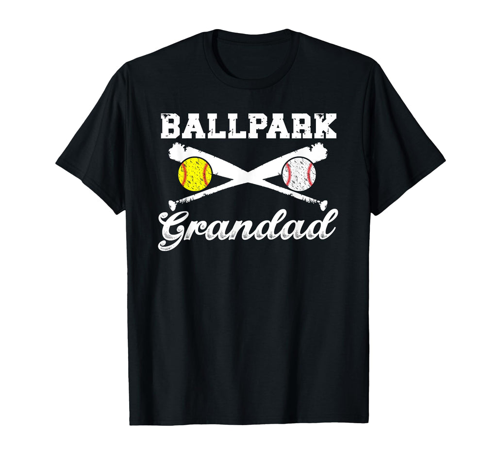 Ballpark Grandad Softball Baseball T-Shirt - Aesthetic Graphic for Adults - T-Shirt, Sweatshirt, Hoodie