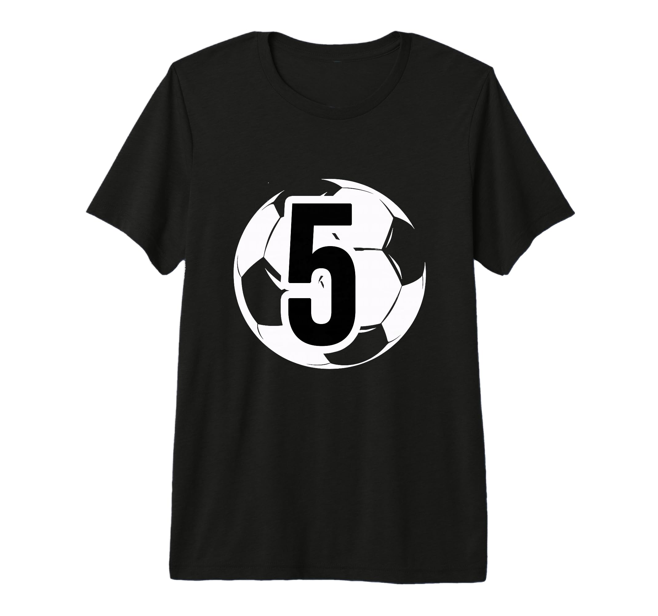 5 Soccer Birthday Gift Soccer Fan Sports T-Shirt - Trendy Graphic Unisex - T-Shirt, Sweatshirt, Hoodie