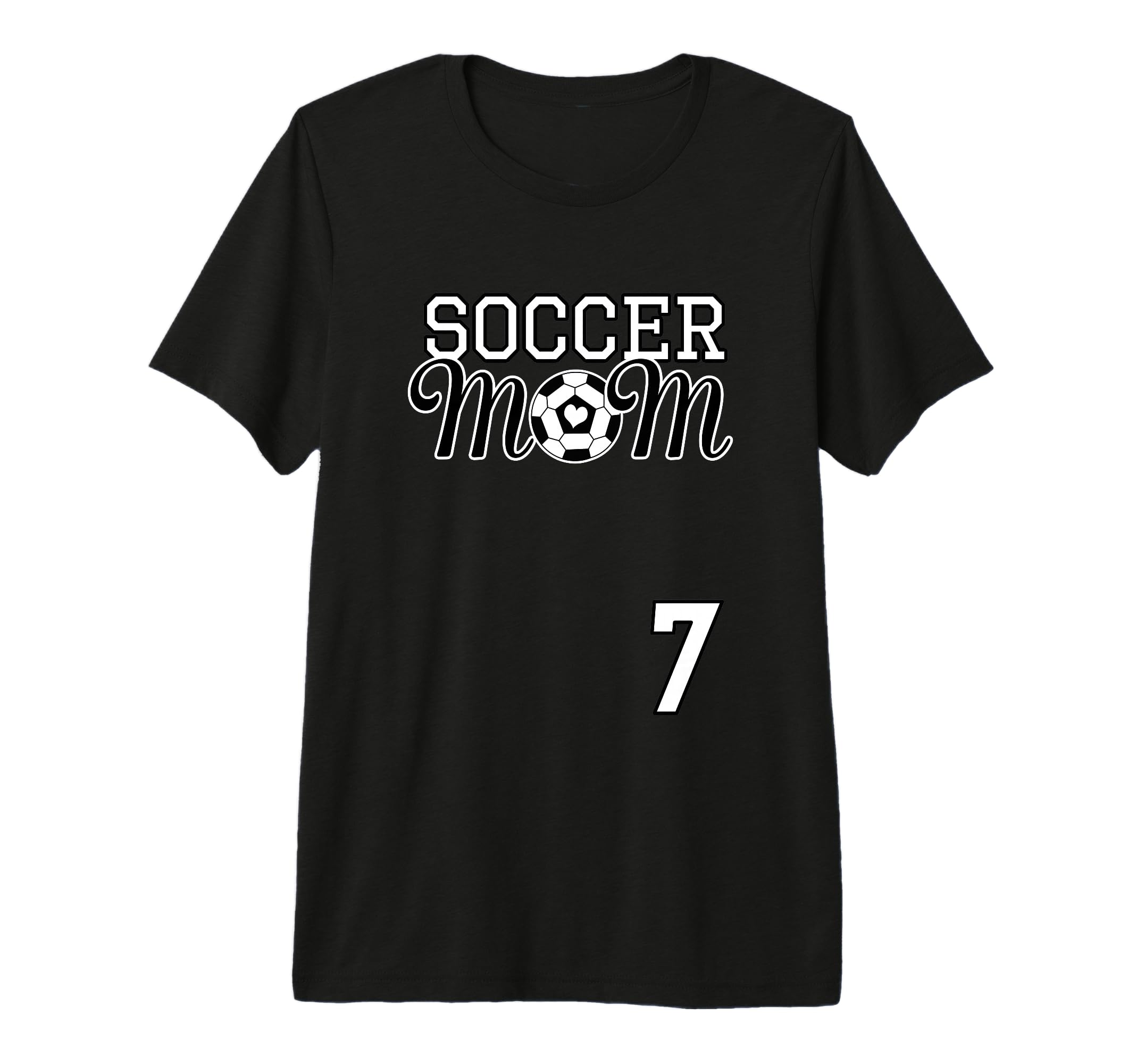 Number 7 Soccer Mom Mothers Day 7 T-Shirt - Casual Everyday Wear Unisex - T-Shirt, Sweatshirt, Hoodie