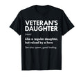 Veterans Daughter Raised Hero Daughter T-Shirt - Trendy Graphic Unisex - T-Shirt, Sweatshirt, Hoodie