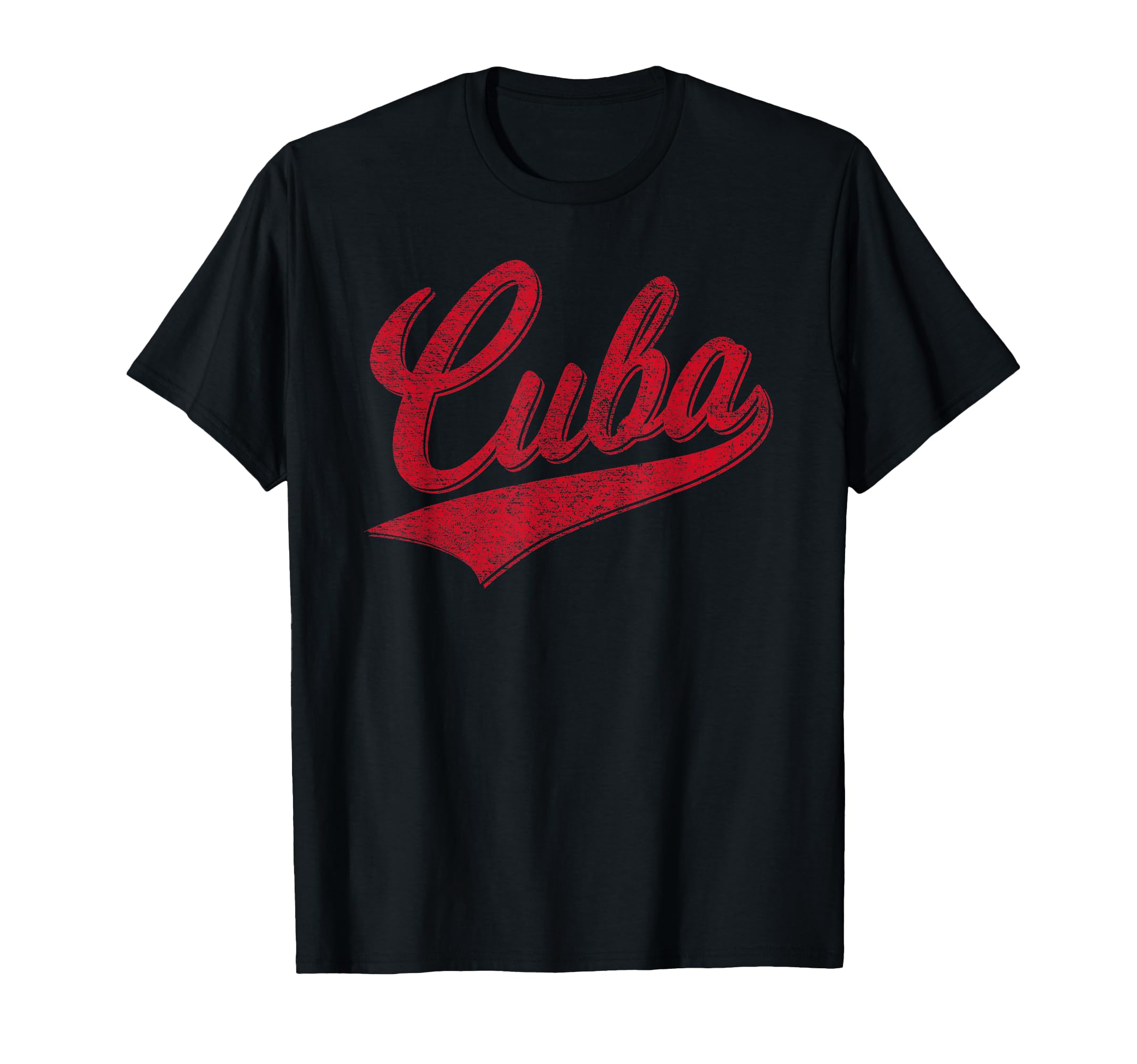Cuba Baseball Varsity Script Sports T-Shirt - Aesthetic Graphic Men Women - T-Shirt, Sweatshirt, Hoodie