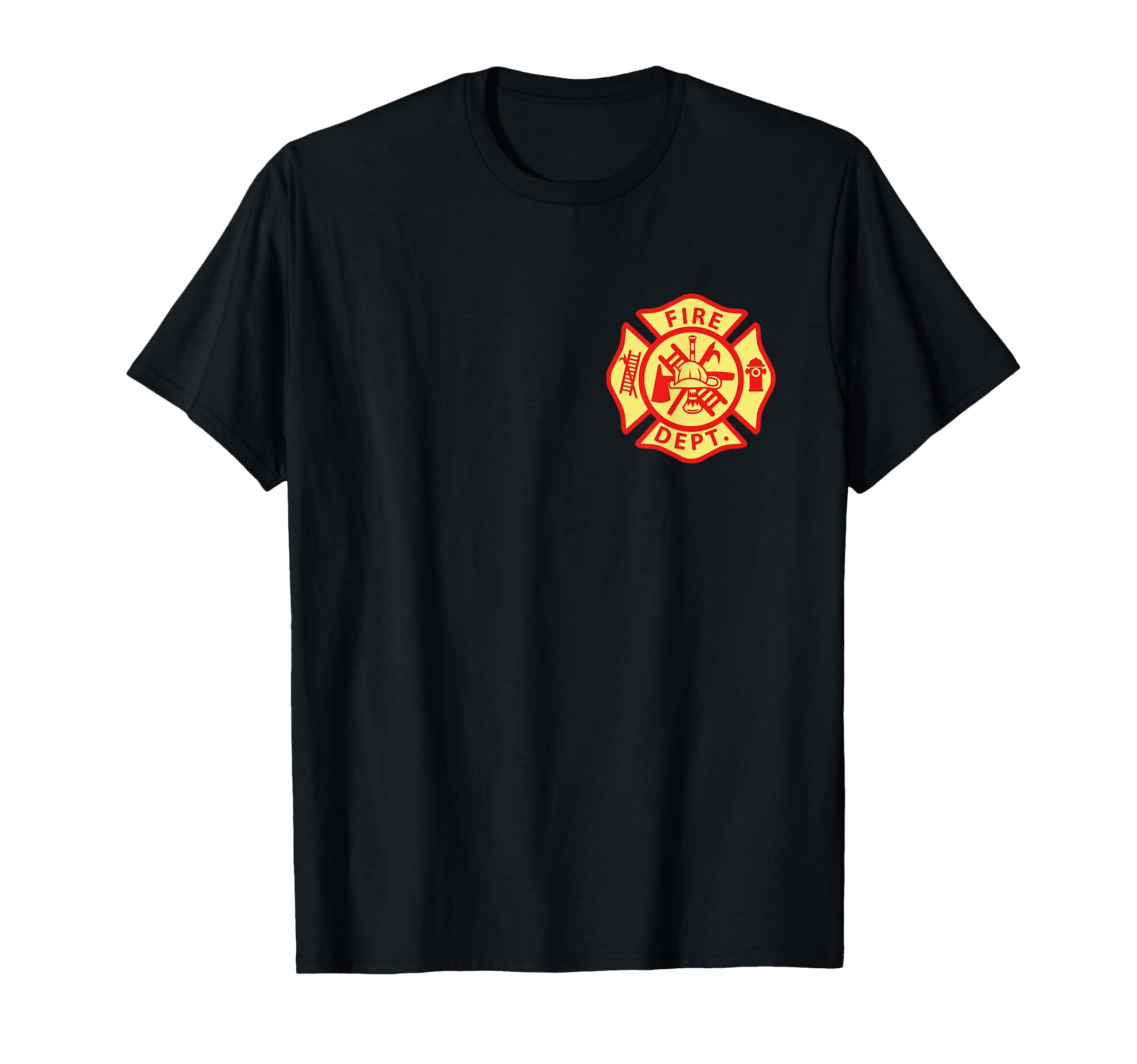 Fire Department Logo Uniform Fireman T-Shirt - Minimalist Print Men Women - T-Shirt, Sweatshirt, Hoodie