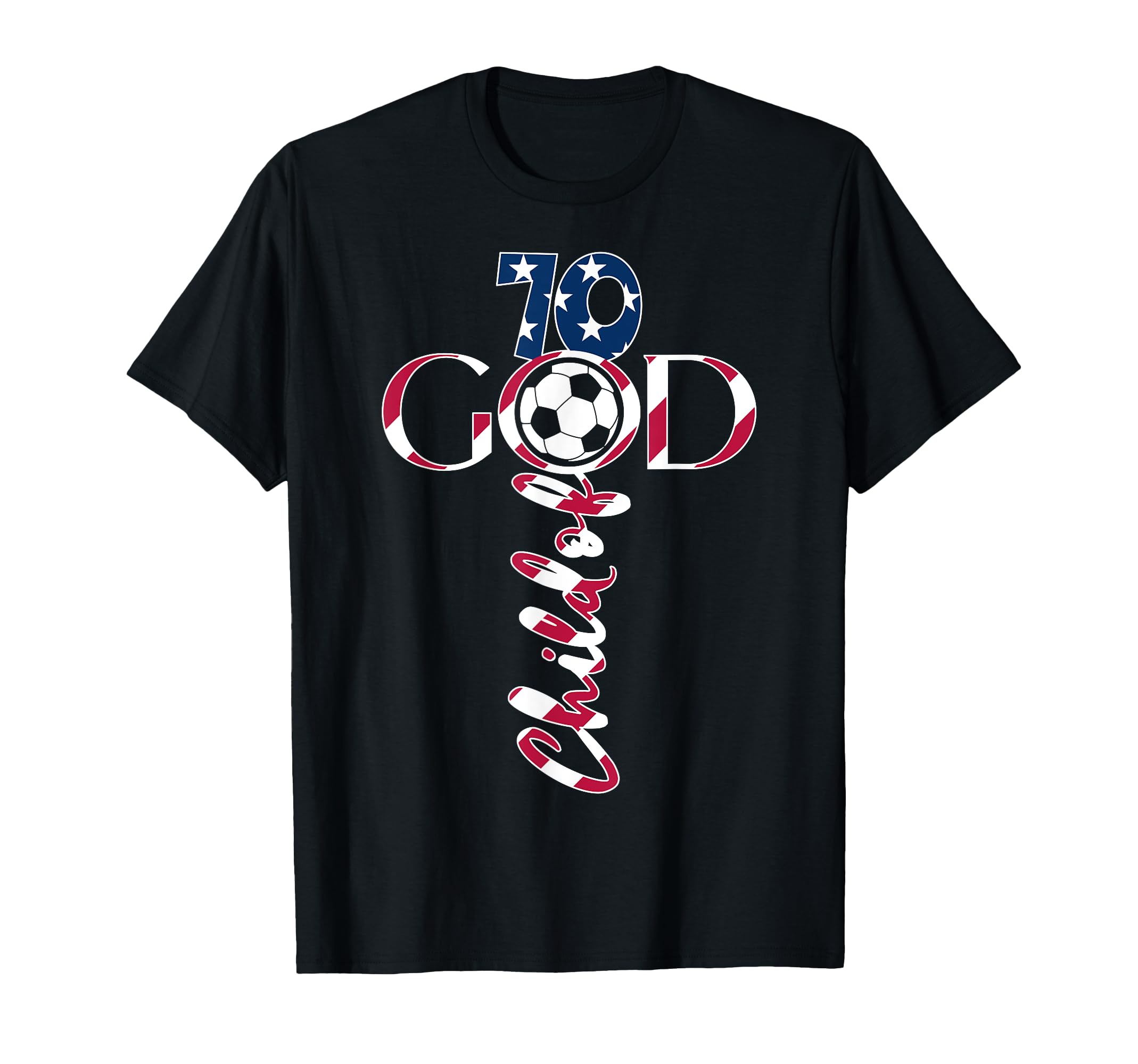 Jesus 70 Years Child God Soccer 70Th T-Shirt - Streetwear Style Men Women - T-Shirt, Sweatshirt, Hoodie