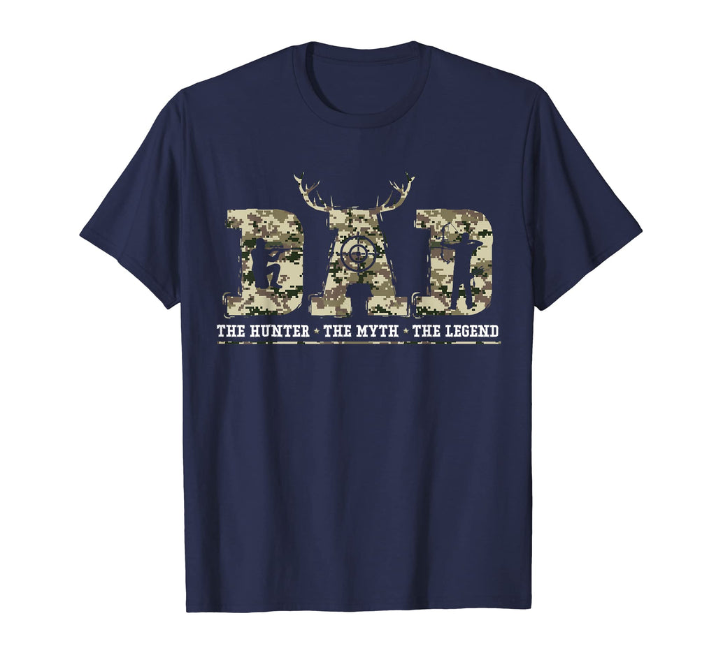 Usa Camo Father Day Hunting Gift Dad T-Shirt - Custom Art Print Men Women - T-Shirt, Sweatshirt, Hoodie