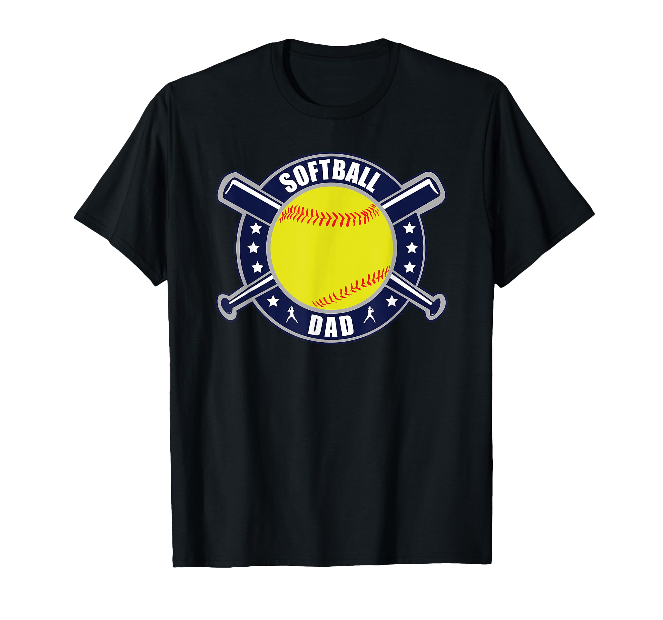 Funny Softball Dad Shirts Softball T-Shirt - Custom Art Print Men Women - T-Shirt, Sweatshirt, Hoodie