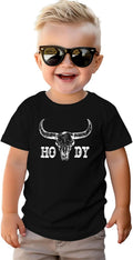 Toddler Boy Girl Howdy Rodeo Cowboy Retro Western - Adult & Kids T-Shirts, Sweatshirts & Hoodies apparel design preview 1