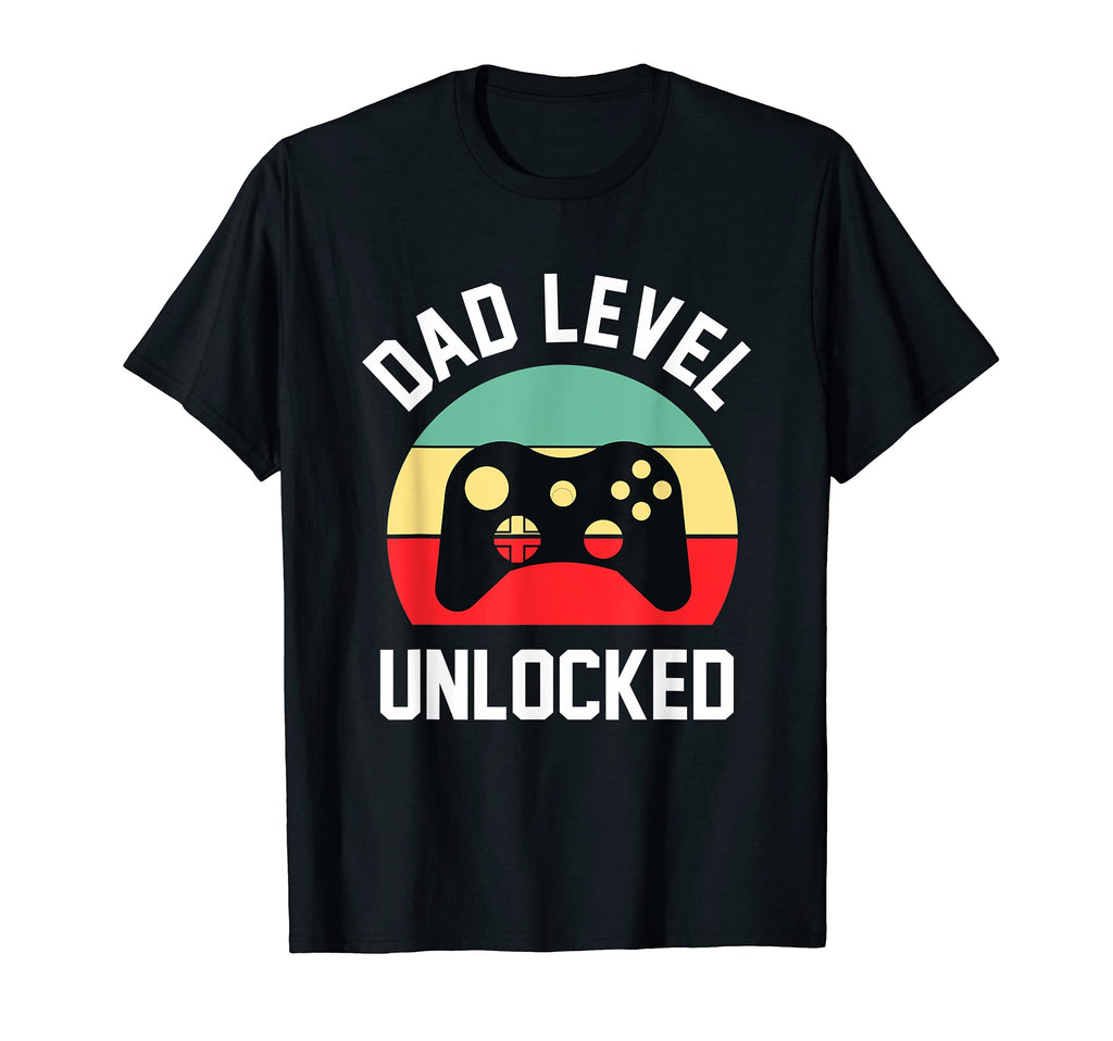 Funny Dad Level Unlocked First Time T-Shirt - Novelty Apparel Men Women - T-Shirt, Sweatshirt, Hoodie
