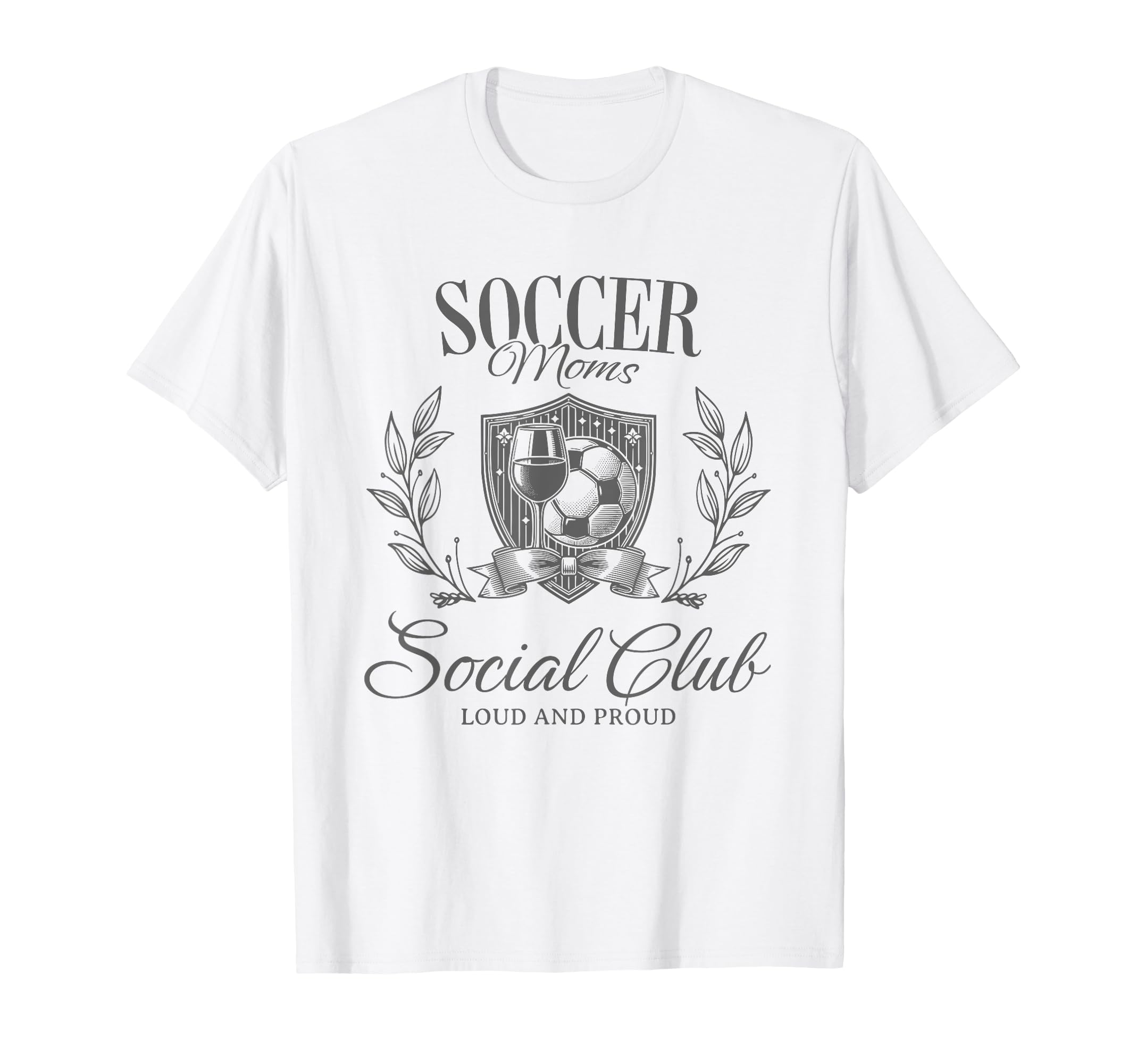 Soccer Team Mom Bow Gift Soccer Moms T-Shirt - Custom Art Print Unisex - T-Shirt, Sweatshirt, Hoodie