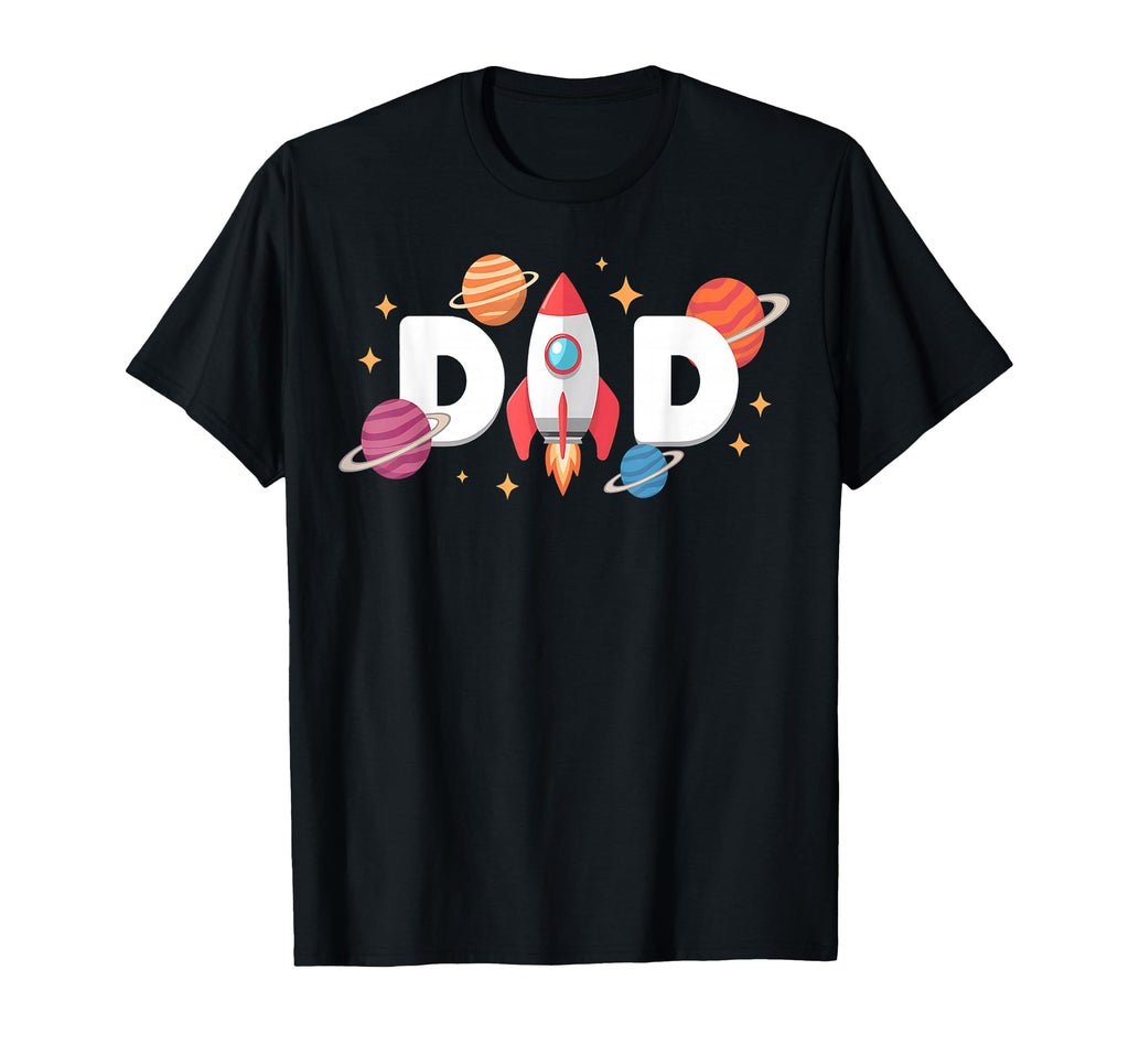 Dad Birthday Space Astronaut 1St T-Shirt - Novelty Apparel for Adults - T-Shirt, Sweatshirt, Hoodie