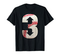 3 Up 3 Down Three Up Three Down Baseball T-Shirt - Novelty Apparel Unisex - T-Shirt, Sweatshirt, Hoodie