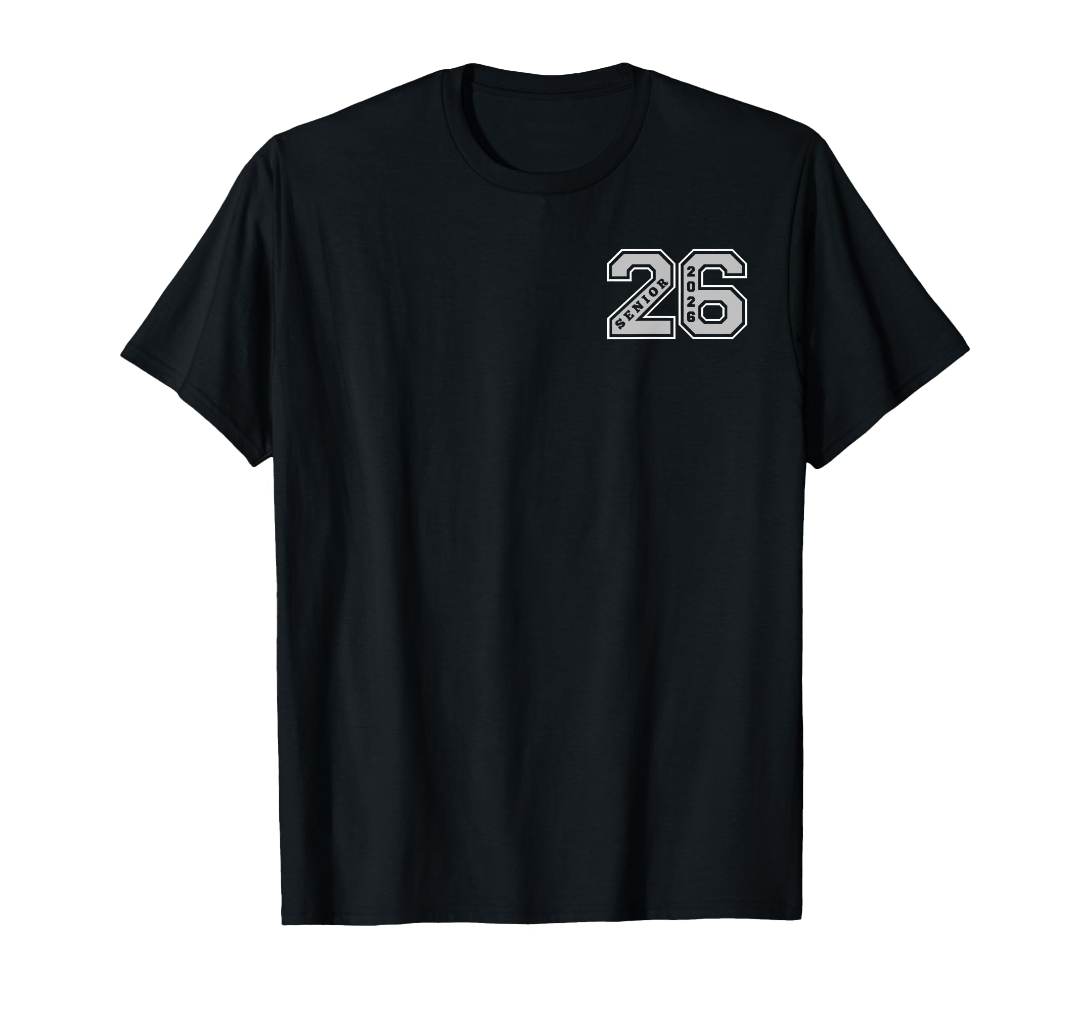 Proud Dad 2026 Senior Front Back T-Shirt - Casual Everyday Wear for Adults - T-Shirt, Sweatshirt, Hoodie