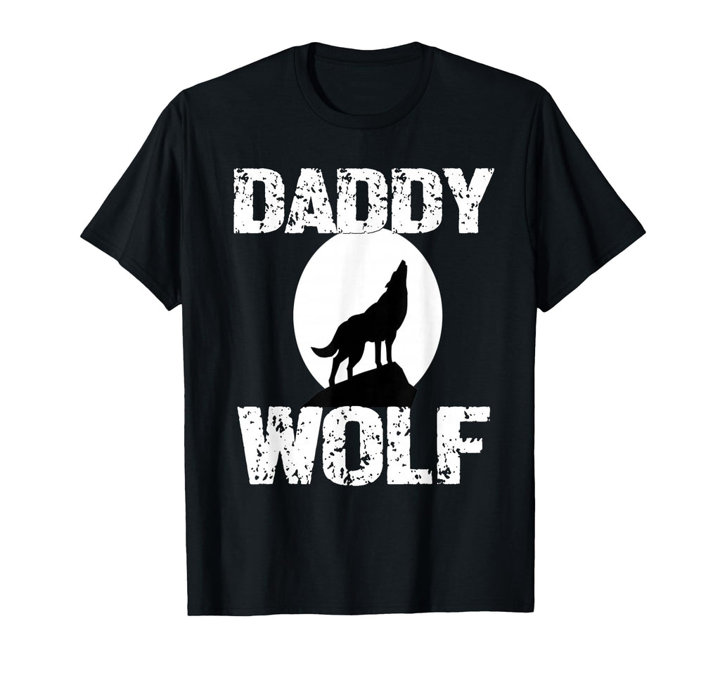 Daddy Wolf Matching Family Tribe T-Shirt - Novelty Apparel Men Women - T-Shirt, Sweatshirt, Hoodie