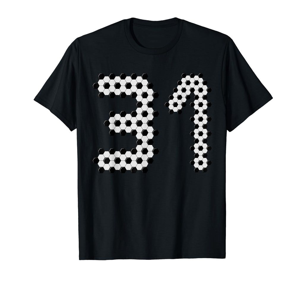Fun 31St Birthday Soccer Themed T-Shirt - Casual Everyday Wear for Adults - T-Shirt, Sweatshirt, Hoodie
