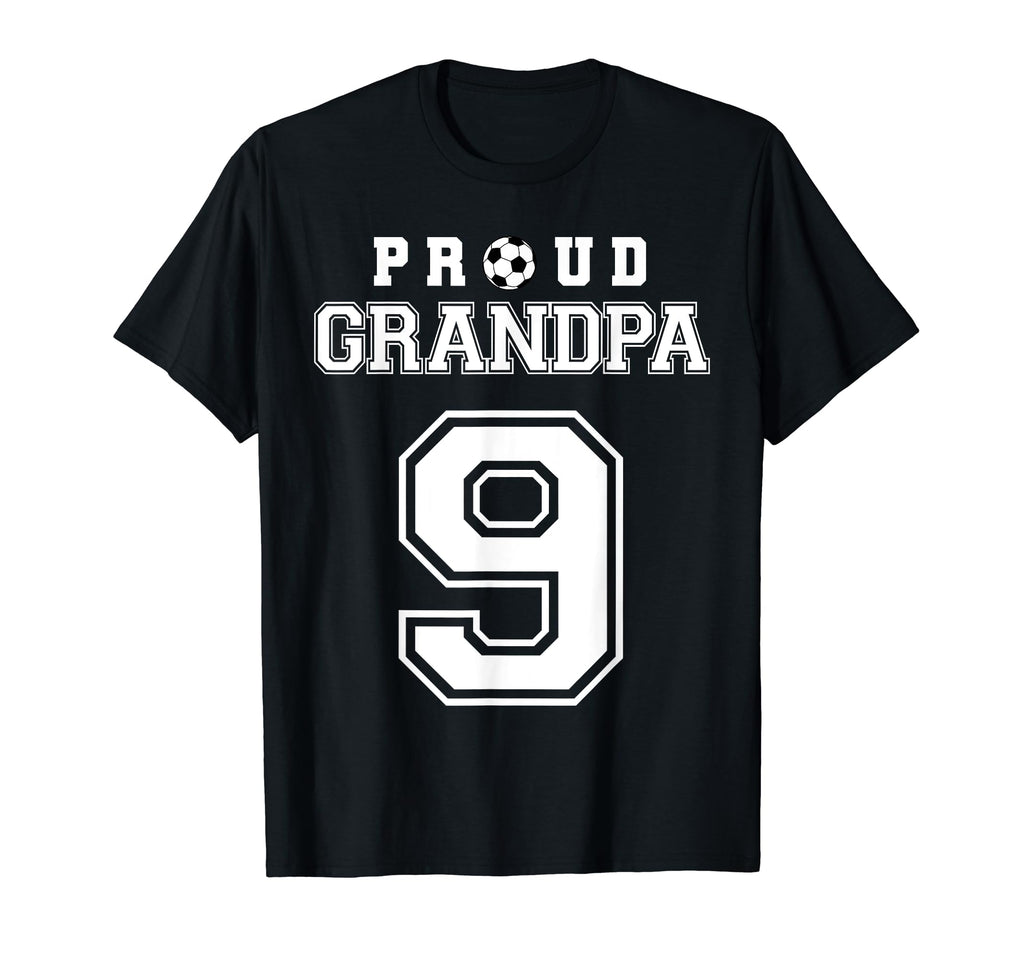Number 9 Custom Proud Soccer Futbol T-Shirt - Novelty Apparel Men Women - T-Shirt, Sweatshirt, Hoodie