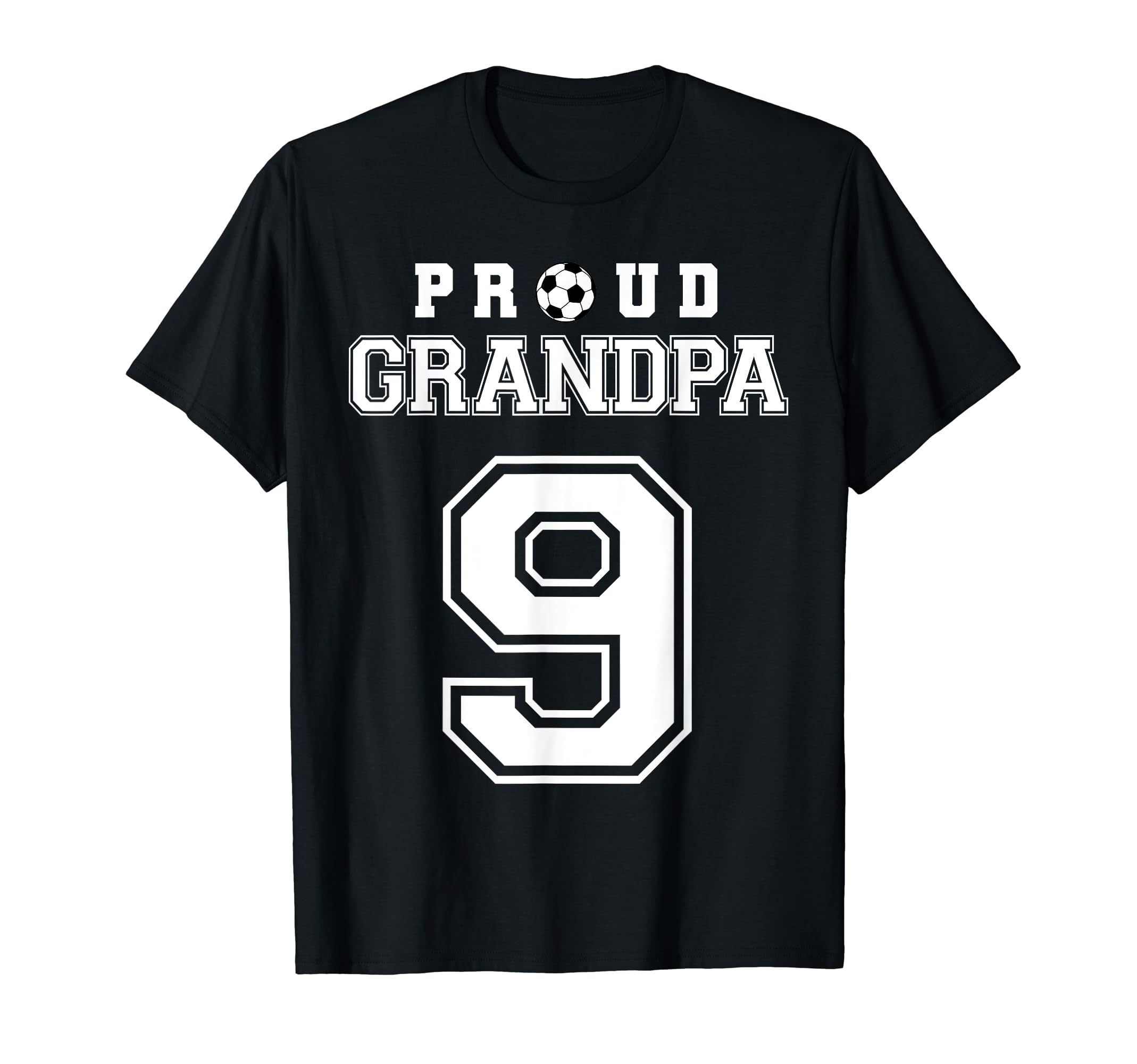 Number 9 Custom Proud Soccer Futbol T-Shirt - Novelty Apparel Men Women - T-Shirt, Sweatshirt, Hoodie