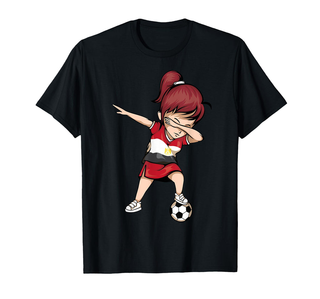 Dabbing Soccer Egypt Egyptian Football T-Shirt - Custom Art Print Unisex - T-Shirt, Sweatshirt, Hoodie