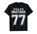Number 77 Custom Proud Soccer Futbol T-Shirt - Fun Novelty Design Unisex - T-Shirt, Sweatshirt, Hoodie