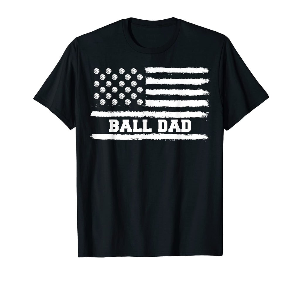 Mens Fathers Day Basketball Dad Ball T-Shirt - Novelty Apparel Men Women - T-Shirt, Sweatshirt, Hoodie