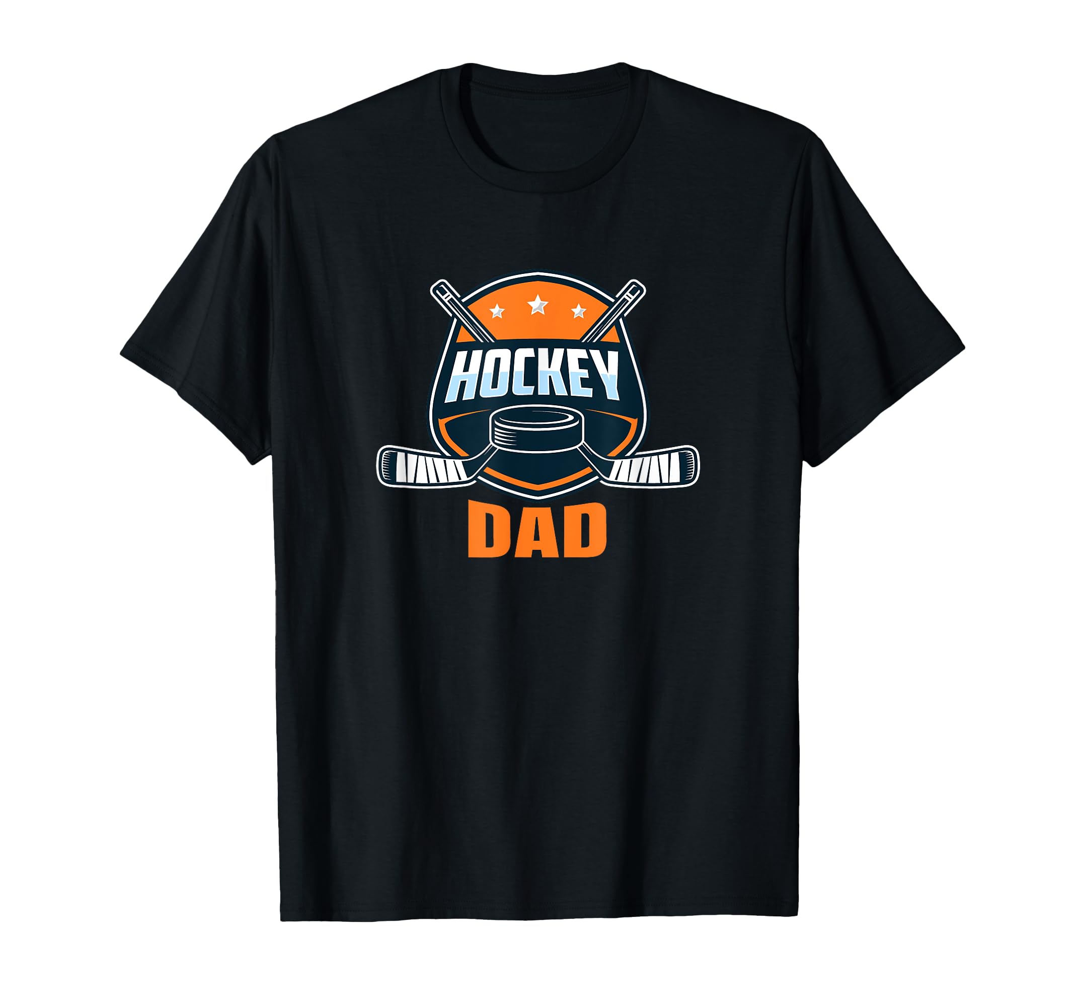 Hockey Dad Ice Hockey Dad Gift T-Shirt - Custom Art Print Men Women - T-Shirt, Sweatshirt, Hoodie