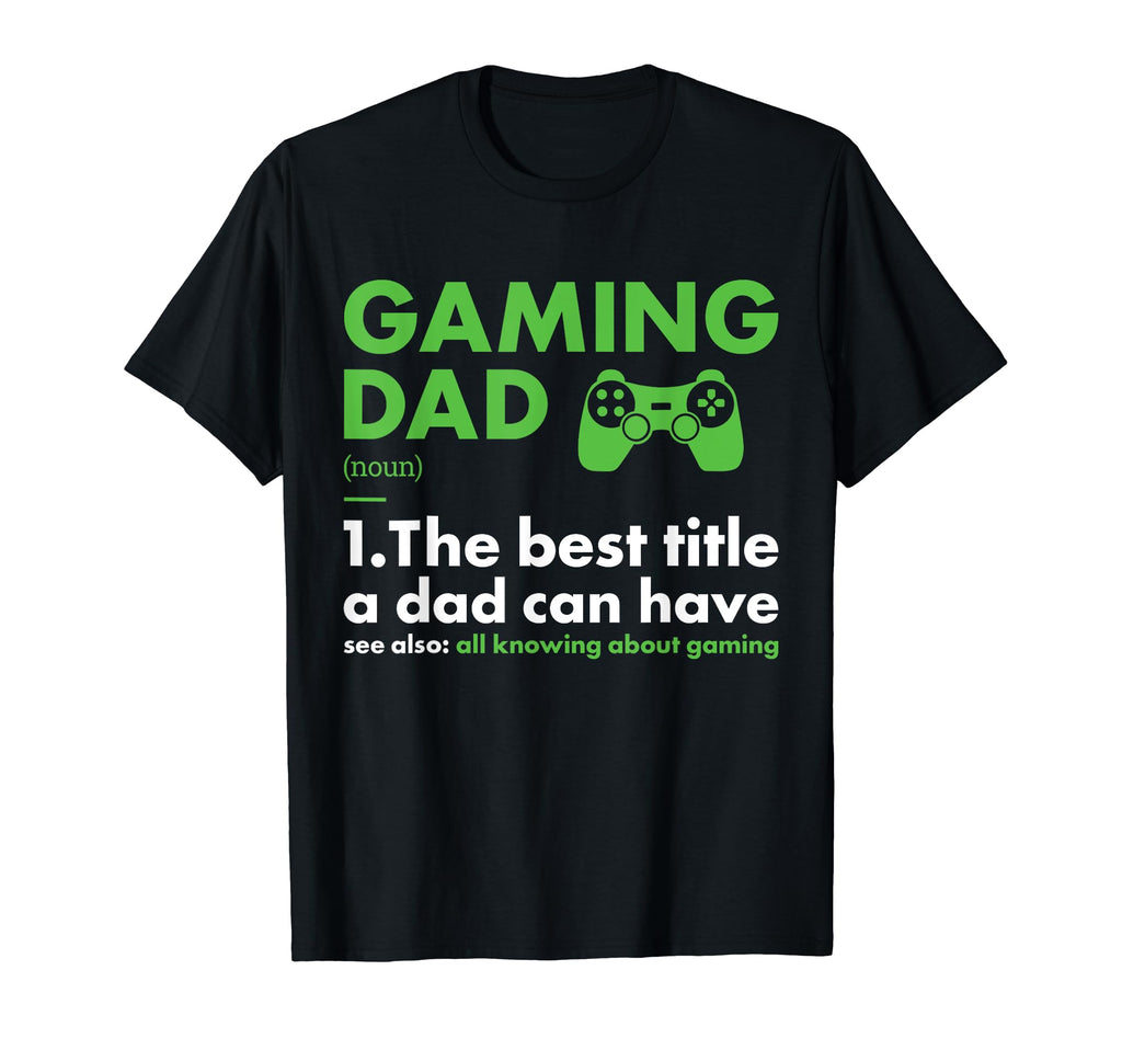 Gamer Dad Definition Gaming T-Shirt - Minimalist Print for Adults - T-Shirt, Sweatshirt, Hoodie