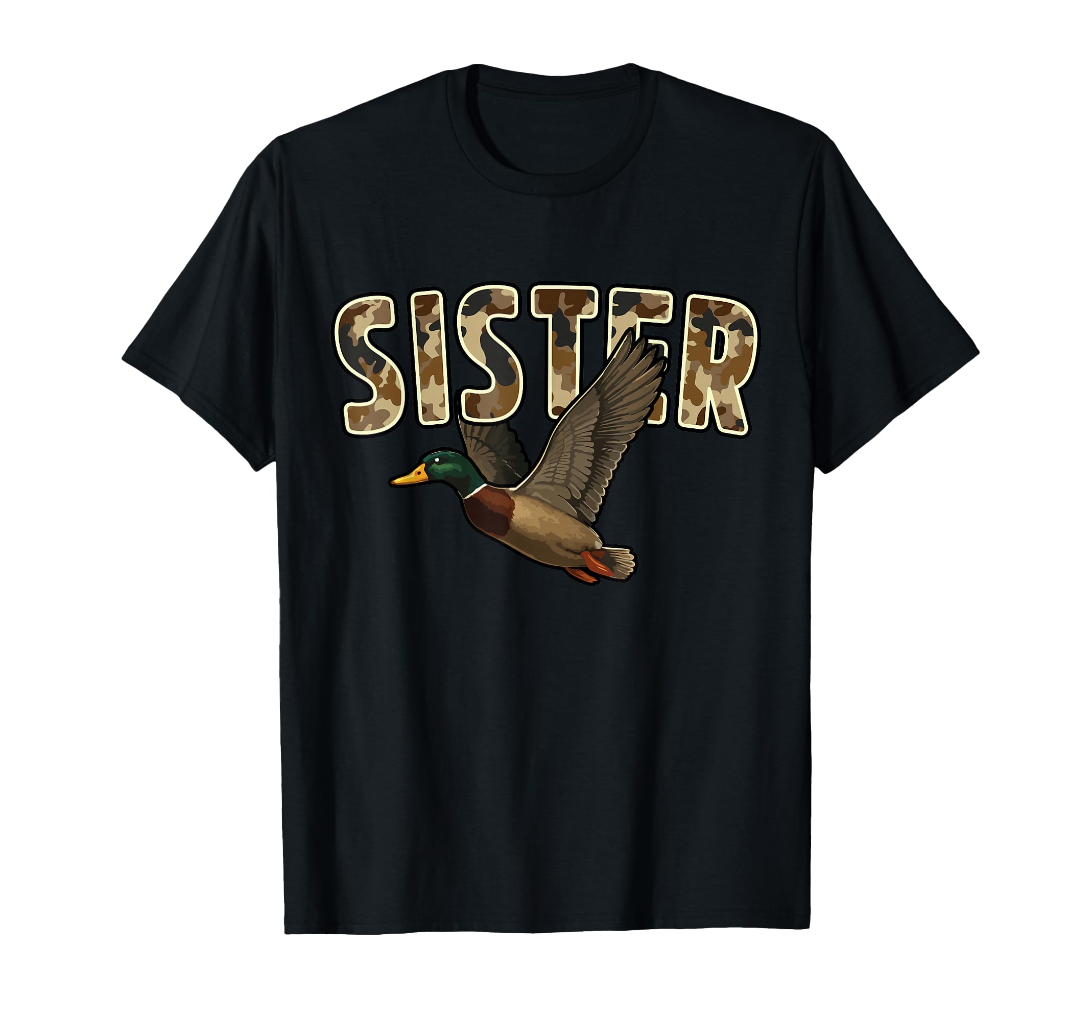 Camouflage Mallard Duck Camo Hunting T-Shirt - Trendy Graphic for Adults - T-Shirt, Sweatshirt, Hoodie