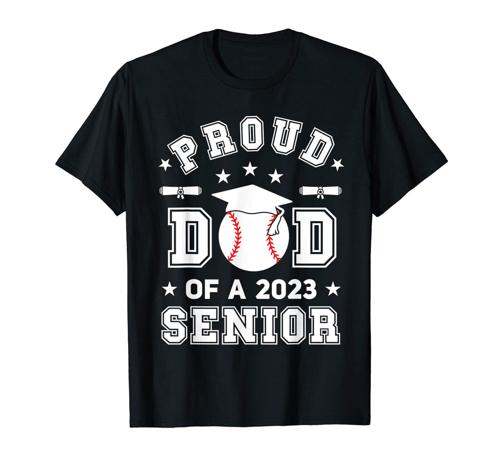 Mens Proud Dad 2023 Senior T-Shirt - Fun Novelty Design for Adults - T-Shirt, Sweatshirt, Hoodie