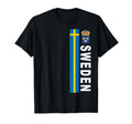 Sweden Soccer Swedish Flag T-Shirt - Graphic Print Unisex - T-Shirt, Sweatshirt, Hoodie