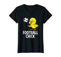 Football Chick Soccer T-Shirt - Custom Art Print for Adults - T-Shirt, Sweatshirt, Hoodie