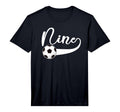 9Th Birthday Party Soccer 9 Year Old T-Shirt - Aesthetic Graphic Men Women - T-Shirt, Sweatshirt, Hoodie