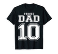 Number 10 Custom Proud Soccer Futbol T-Shirt - Streetwear Style Men Women - T-Shirt, Sweatshirt, Hoodie