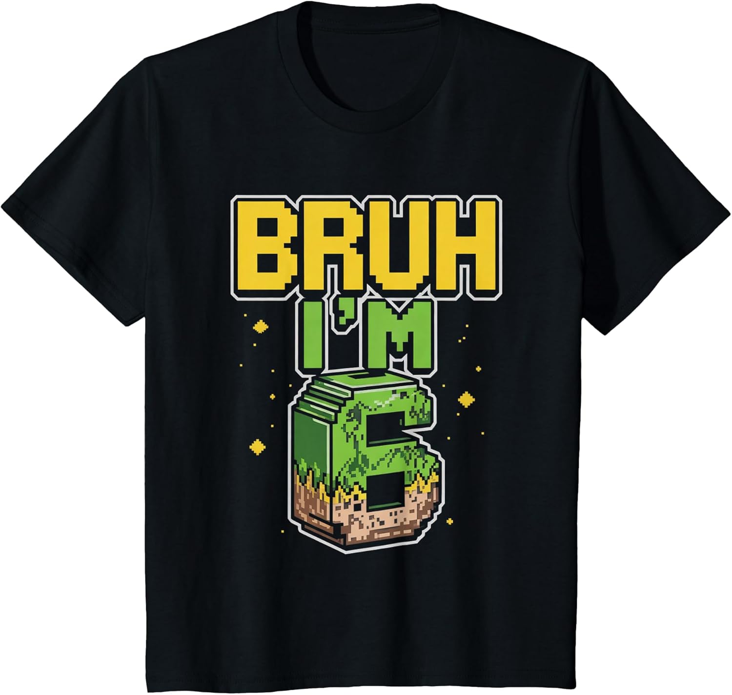 Kids Bruh it' s my birthday Boys Funny Pixel Video - Adult & Kids T-Shirts, Sweatshirts & Hoodies apparel design preview 1